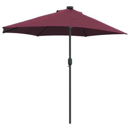Tuinparasol Bordeauxrood 294 x 150 x 223 cm Stof