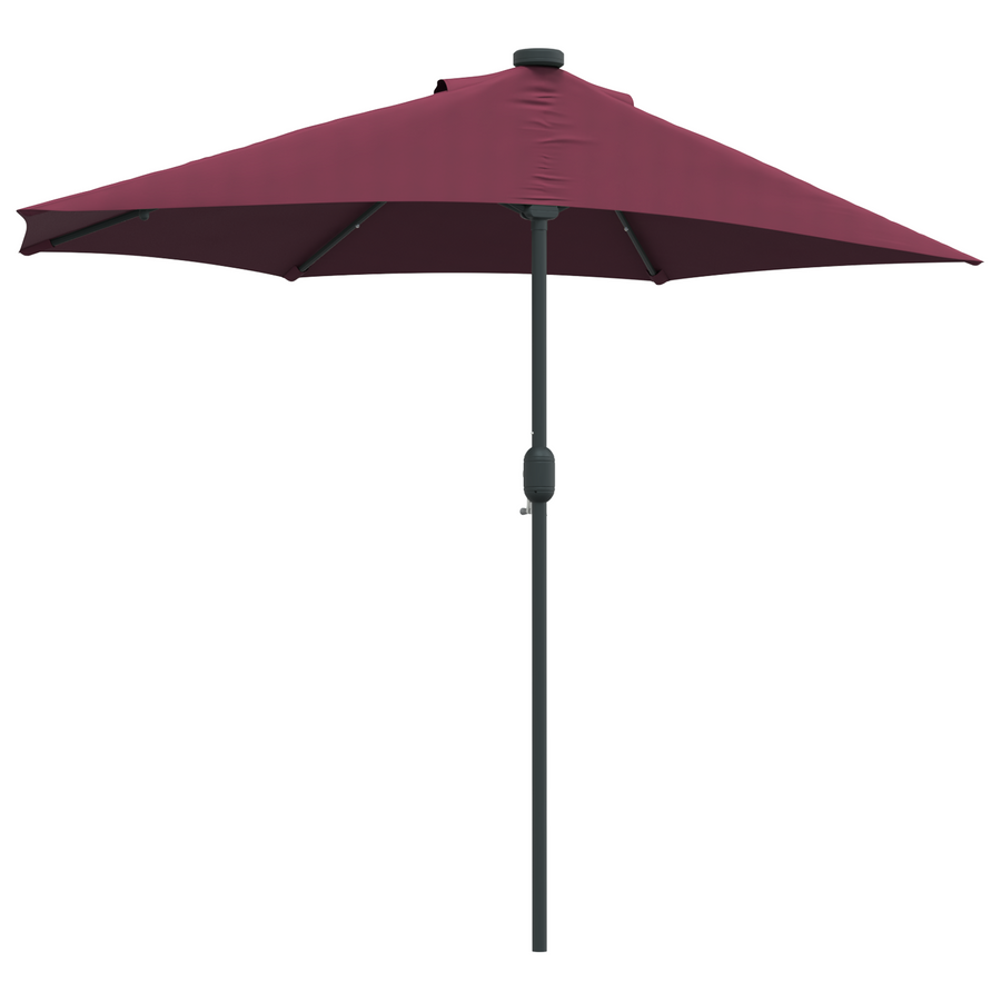 Tuinparasol Bordeauxrood 294 x 150 x 223 cm Stof