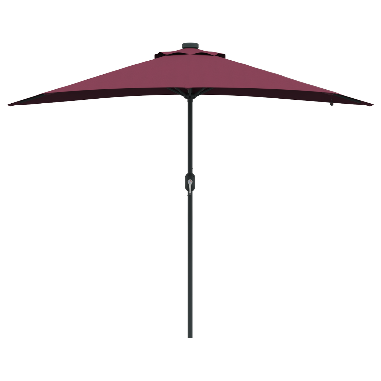 Tuinparasol Bordeauxrood 294 x 150 x 223 cm Stof