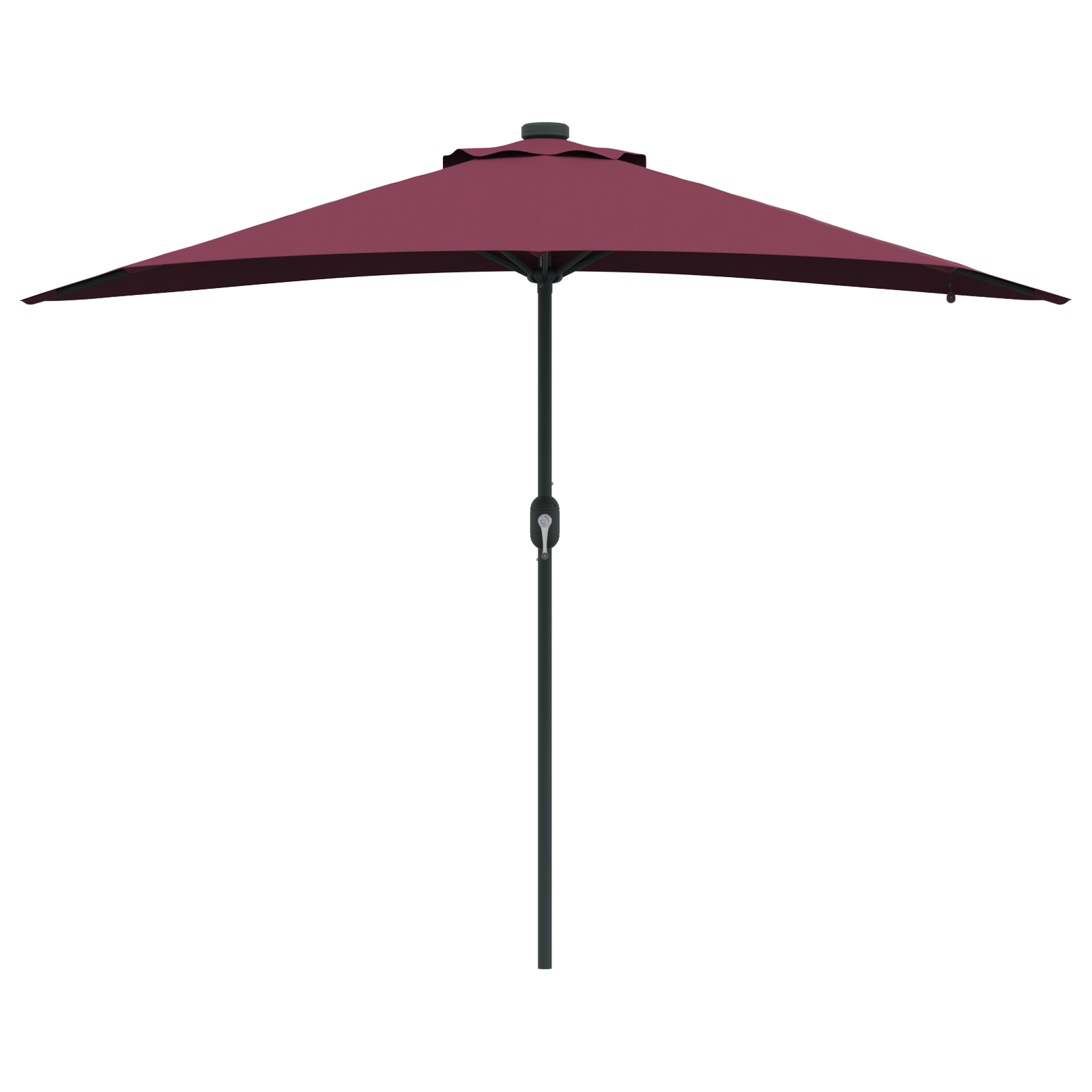 Tuinparasol Bordeauxrood 294 x 150 x 223 cm Stof