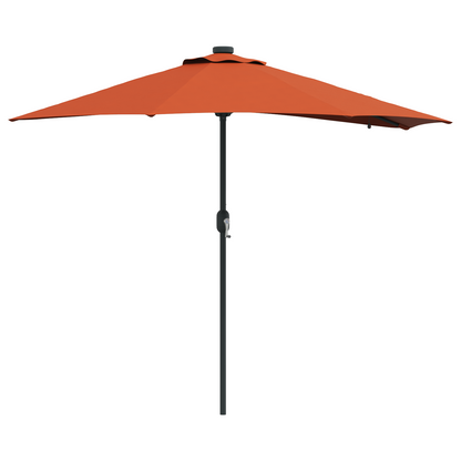 Tuinparasol Terracotta 294 x 150 x 223 cm Stof