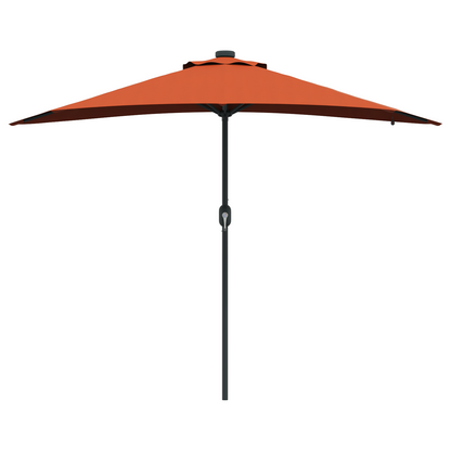 Tuinparasol Terracotta 294 x 150 x 223 cm Stof
