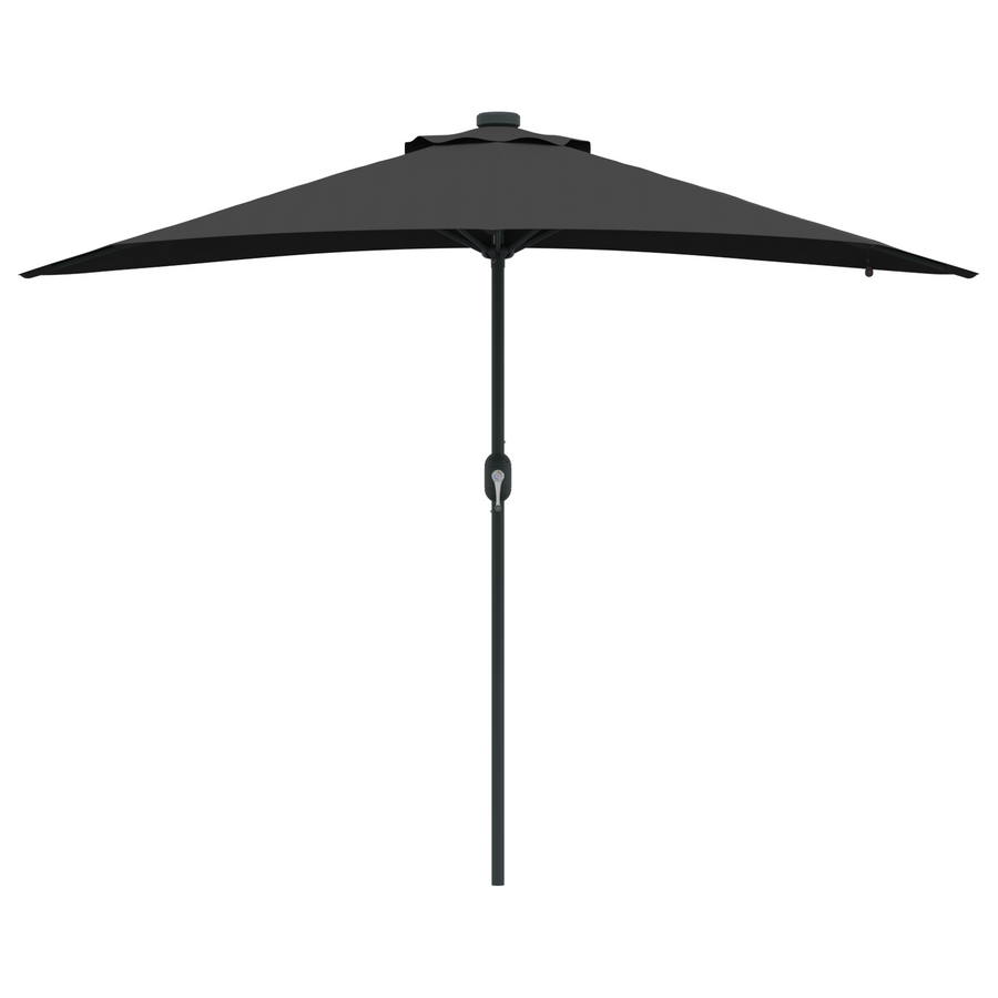 Tuinparasol Zwart 294 x 150 x 223 cm Stof
