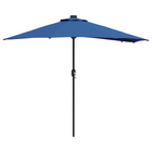Tuinparasol Azurblauw 294x150x223 cm polyester staal