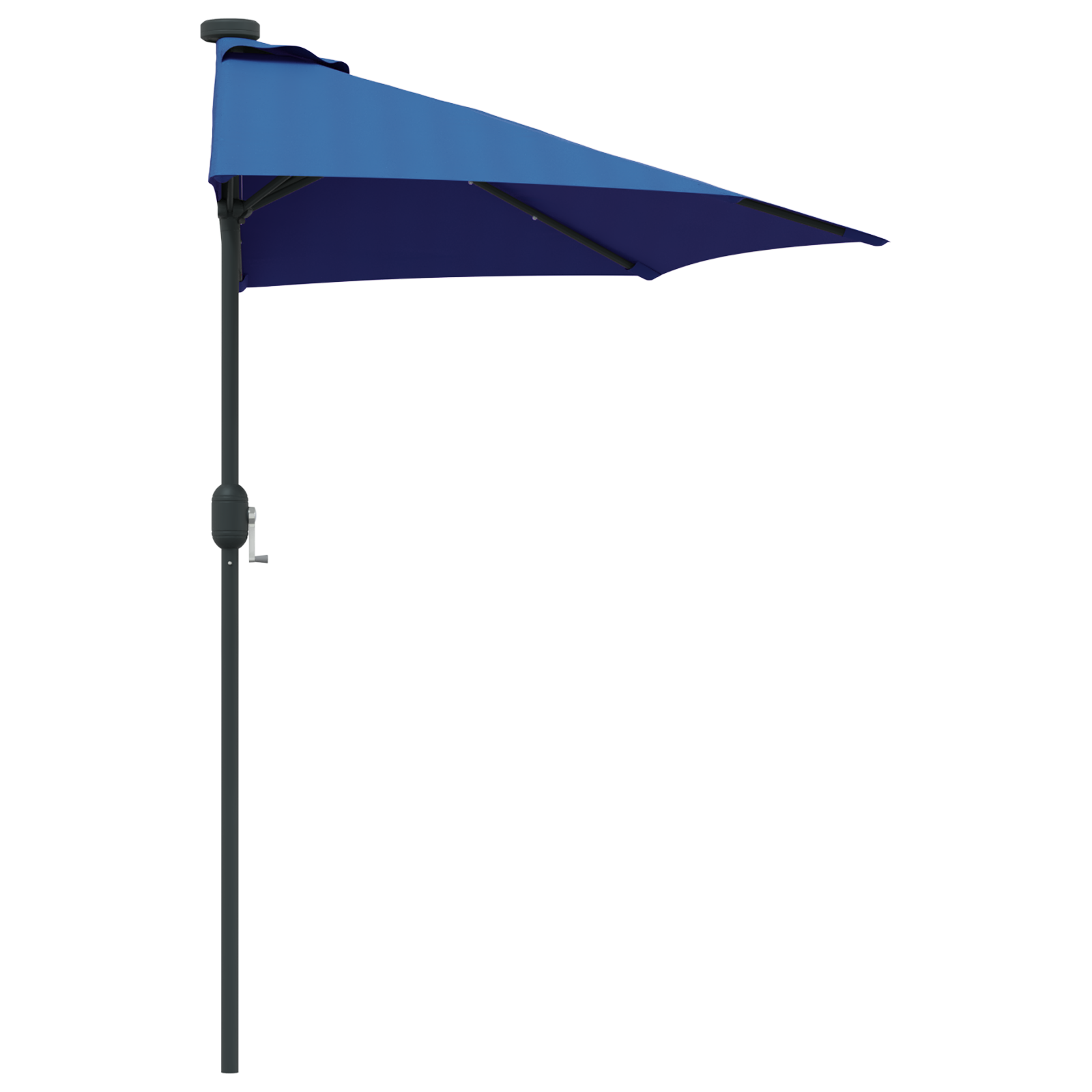 Tuinparasol Blauw 294 x 150 x 223 cm Stof