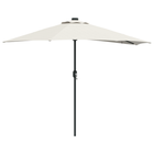 Garden Parasol Sand 294 x 150 x 224 cm Polyester and steel