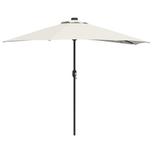 Tuinparasol Half met Aluminium Paal Zand 294 cm