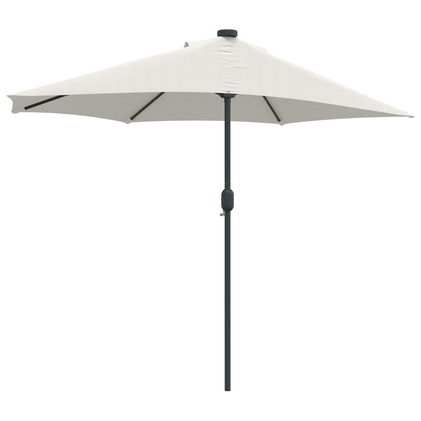 Tuinparasol Half met Aluminium Paal Zand 294 cm