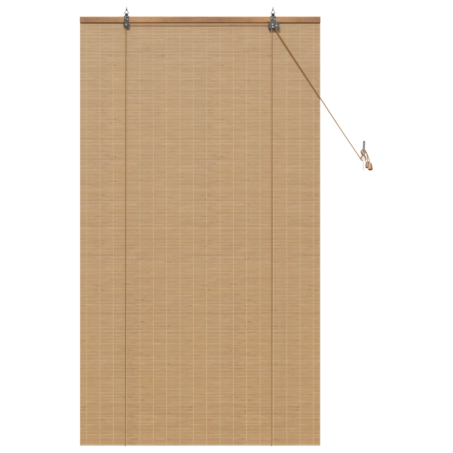 Raambuiten & Gordijnen Licht Bruin 80 x 160 cm Bamboe