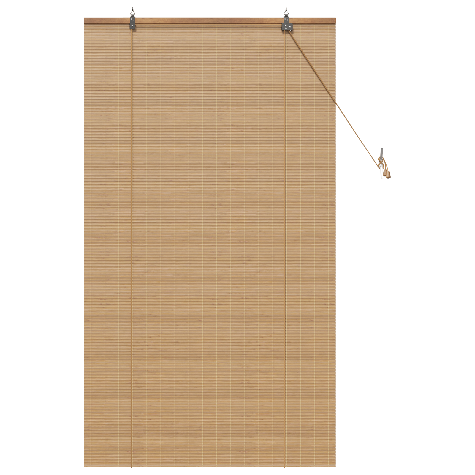 Raambuiten & Gordijnen Licht Bruin 80 x 160 cm Bamboe