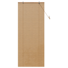 Rolgordijn bamboe 90 x 220 cm bruin