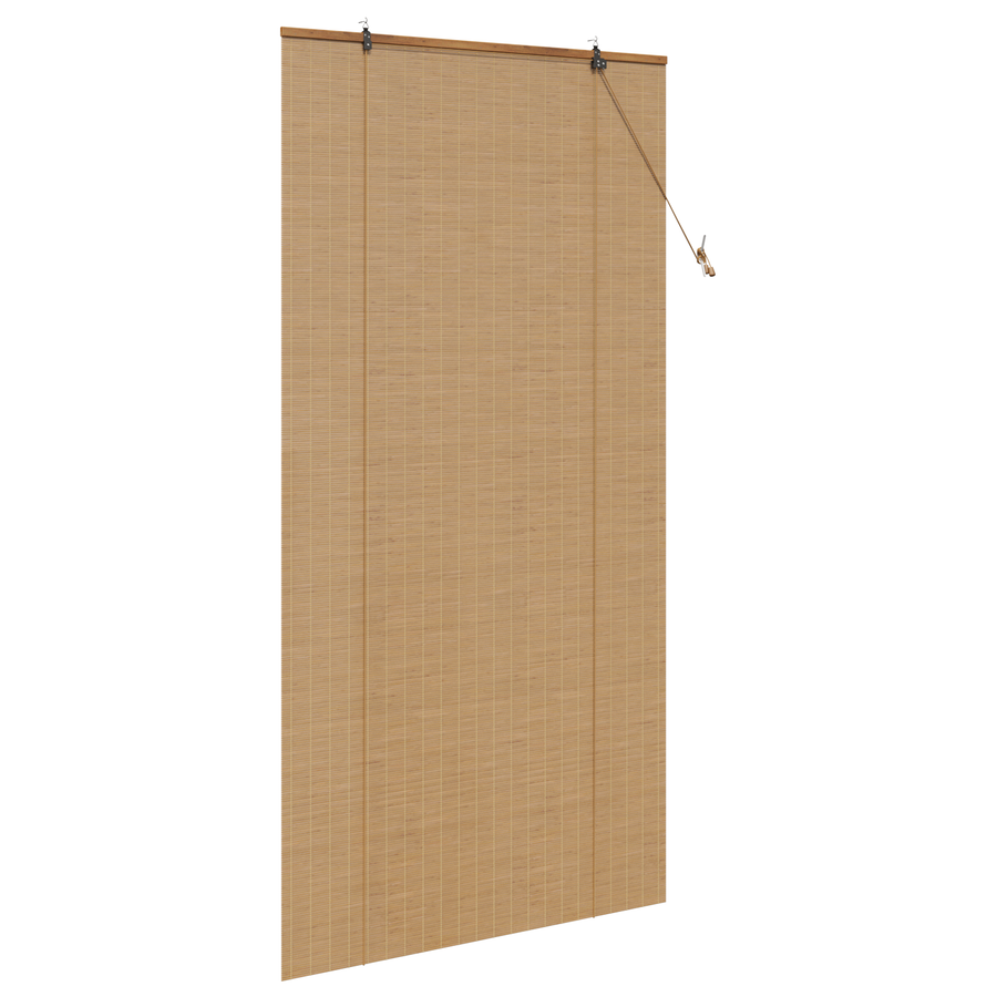 Raambuiten & Gordijnen Licht Bruin 120 x 220 cm Bamboe