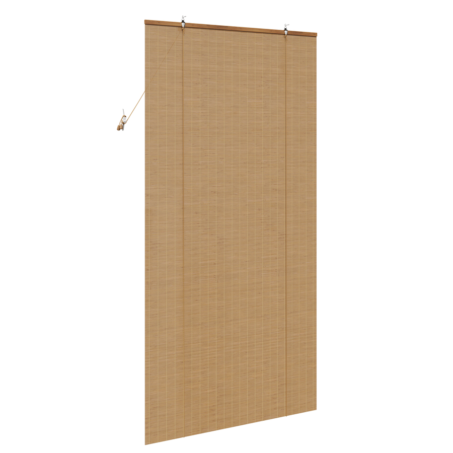 Raambuiten & Gordijnen Licht Bruin 120 x 220 cm Bamboe