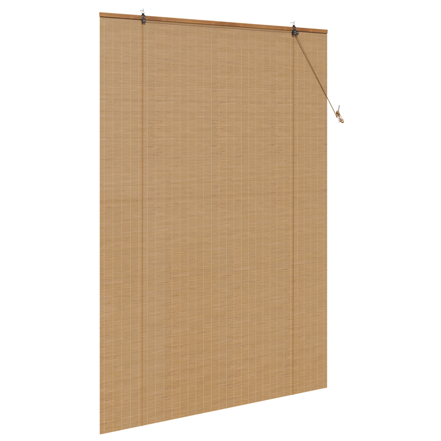 Raambuiten & Gordijnen Licht Bruin 140 x 220 cm Bamboe