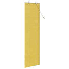 Raambuiten & Gordijnen met gordijnen Geel 60 x 220 cm Bamboe