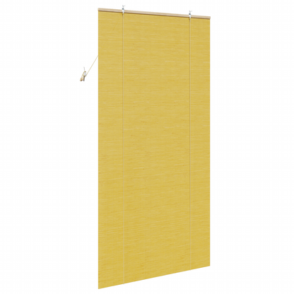 Raambuiten & Gordijnen met gordijnen Geel 100 x 220 cm Bamboe