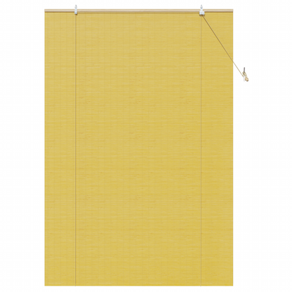 Raambuiten & Gordijnen met gordijnen Geel 150 x 220 cm Bamboe