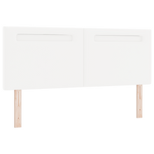 Hoofdbord effen 160 cm kunstleer wit