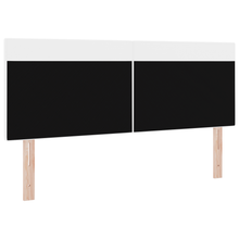 Hoofdbord effen 160 cm kunstleer wit