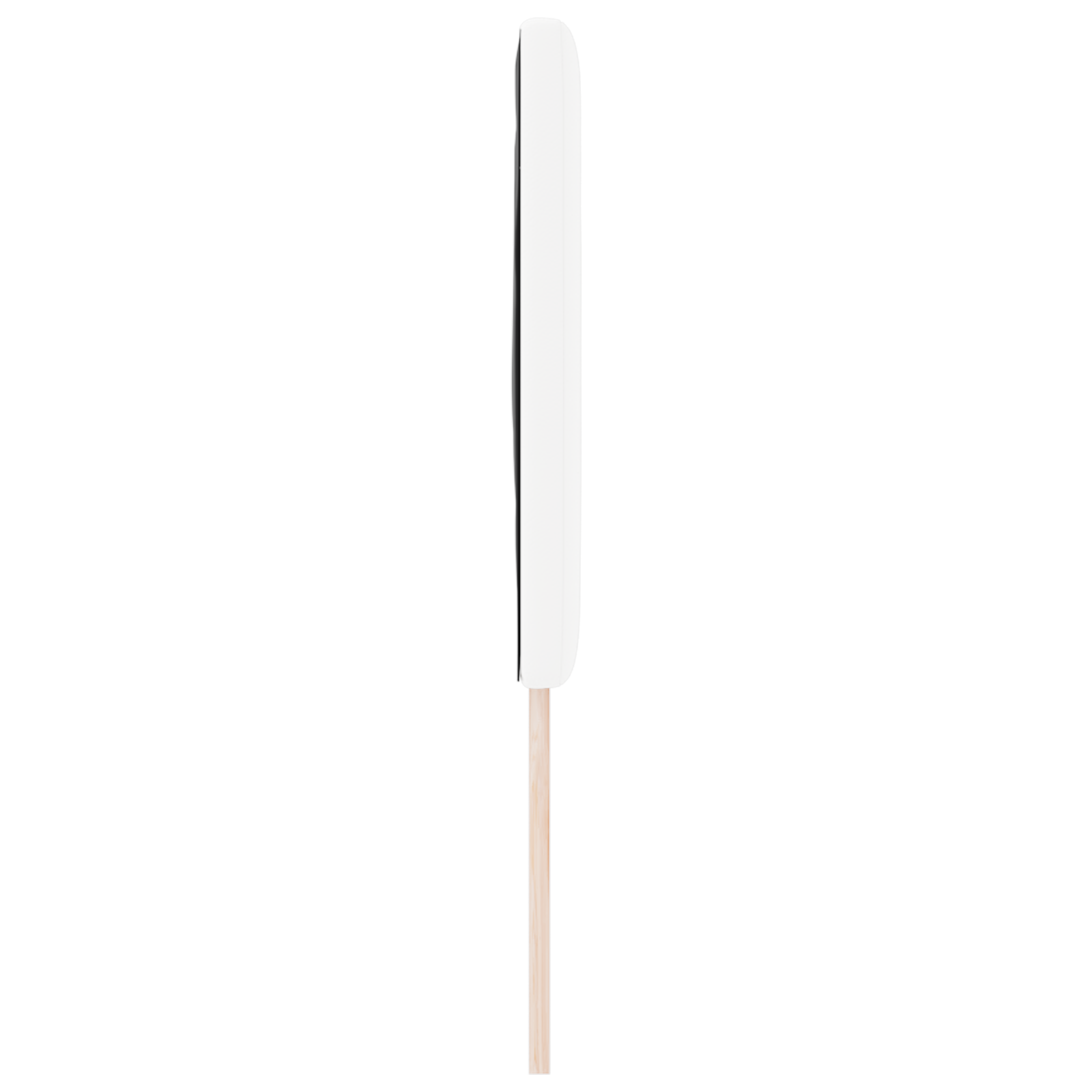 Hoofdbord effen 160 cm kunstleer wit