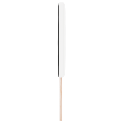 Hoofdbord effen 160 cm kunstleer wit