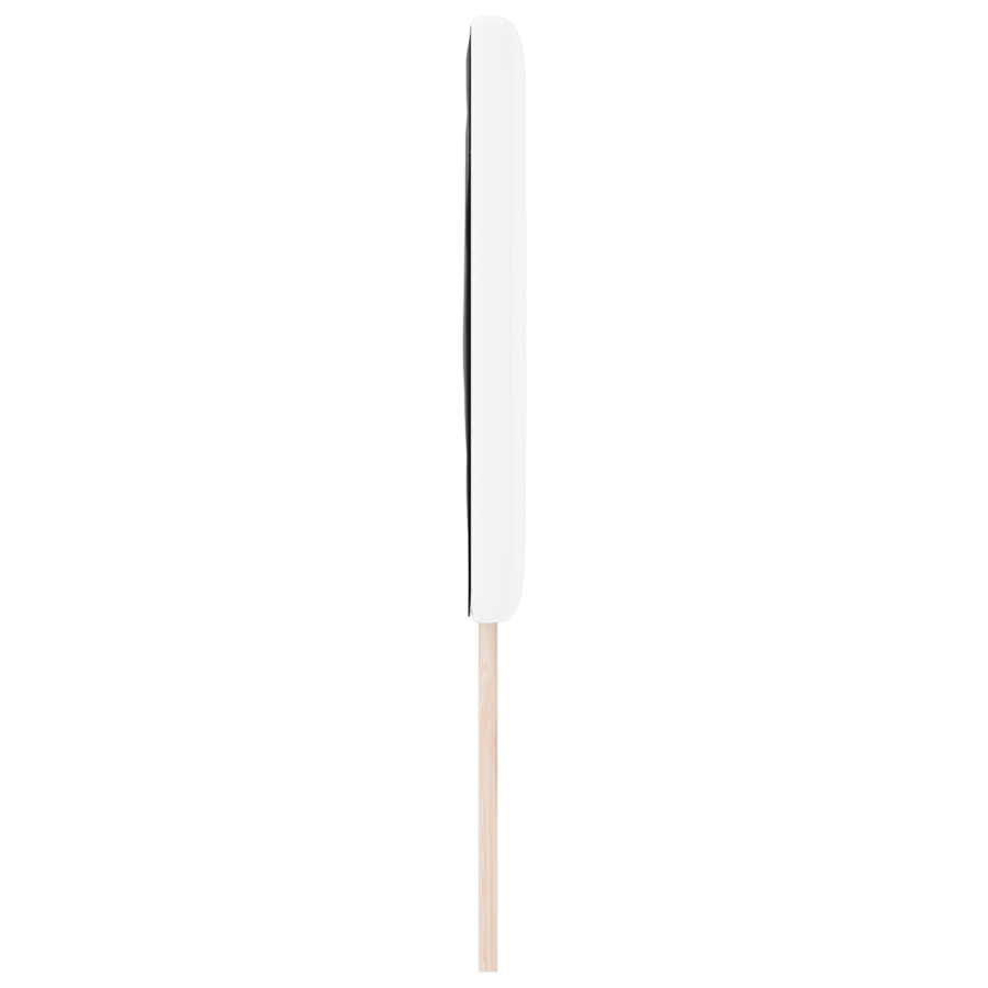Hoofdbord effen 160 cm kunstleer wit
