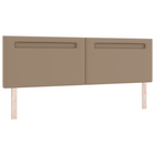 LED Headboard Cappuccino 180 cm Faux Leather