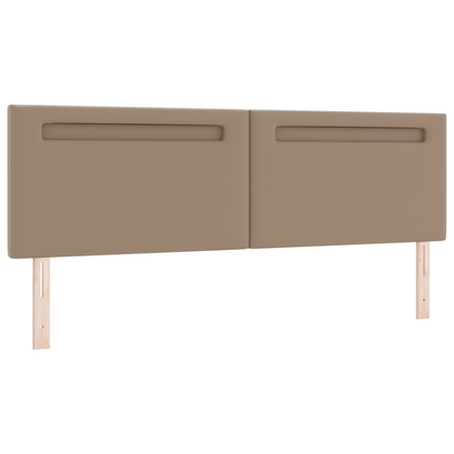 Hoofdbord effen 180 cm kunstleer cappuccinokleurig