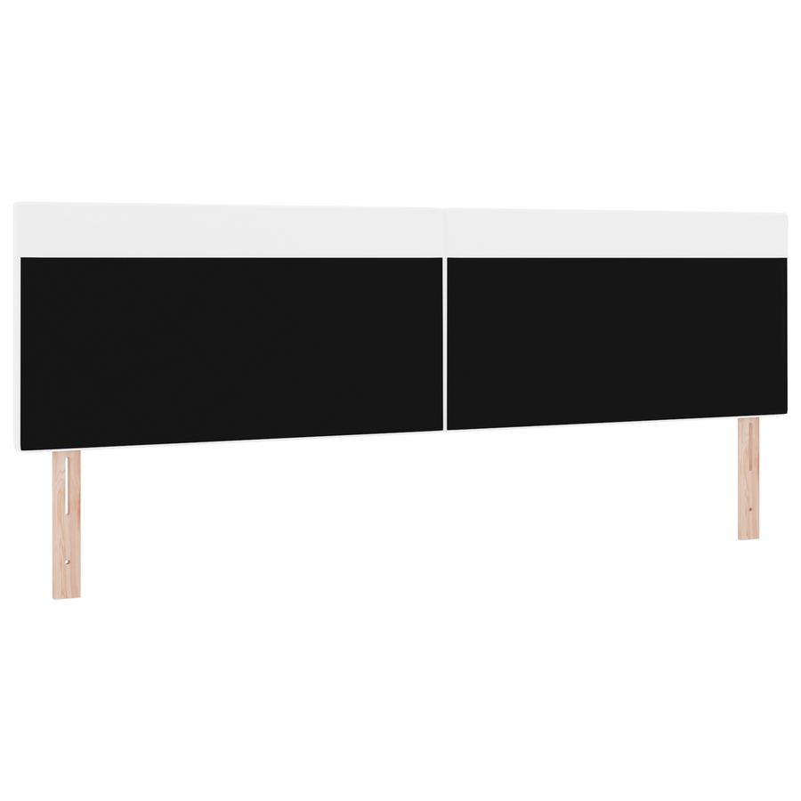 Hoofdbord effen 200 cm kunstleer wit