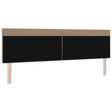Hoofdbord effen 200 cm kunstleer cappuccinokleurig