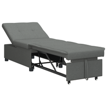3-in-1 Sofa Bed - Uittrekbaar Ontwerp, Donkergrijze Stof
