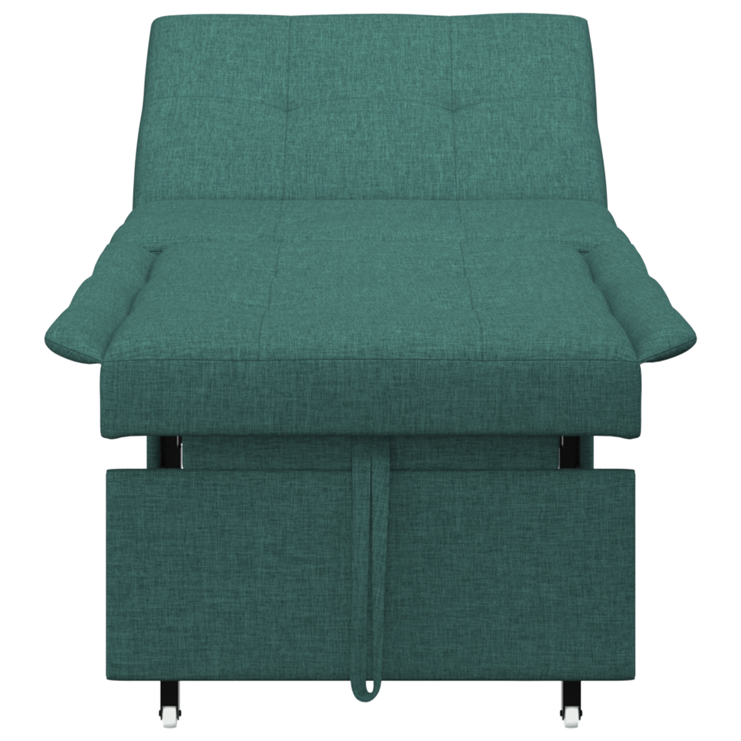 3-in-1 Sofa Bed - Uittrekbaar ontwerp in donkergroene stof