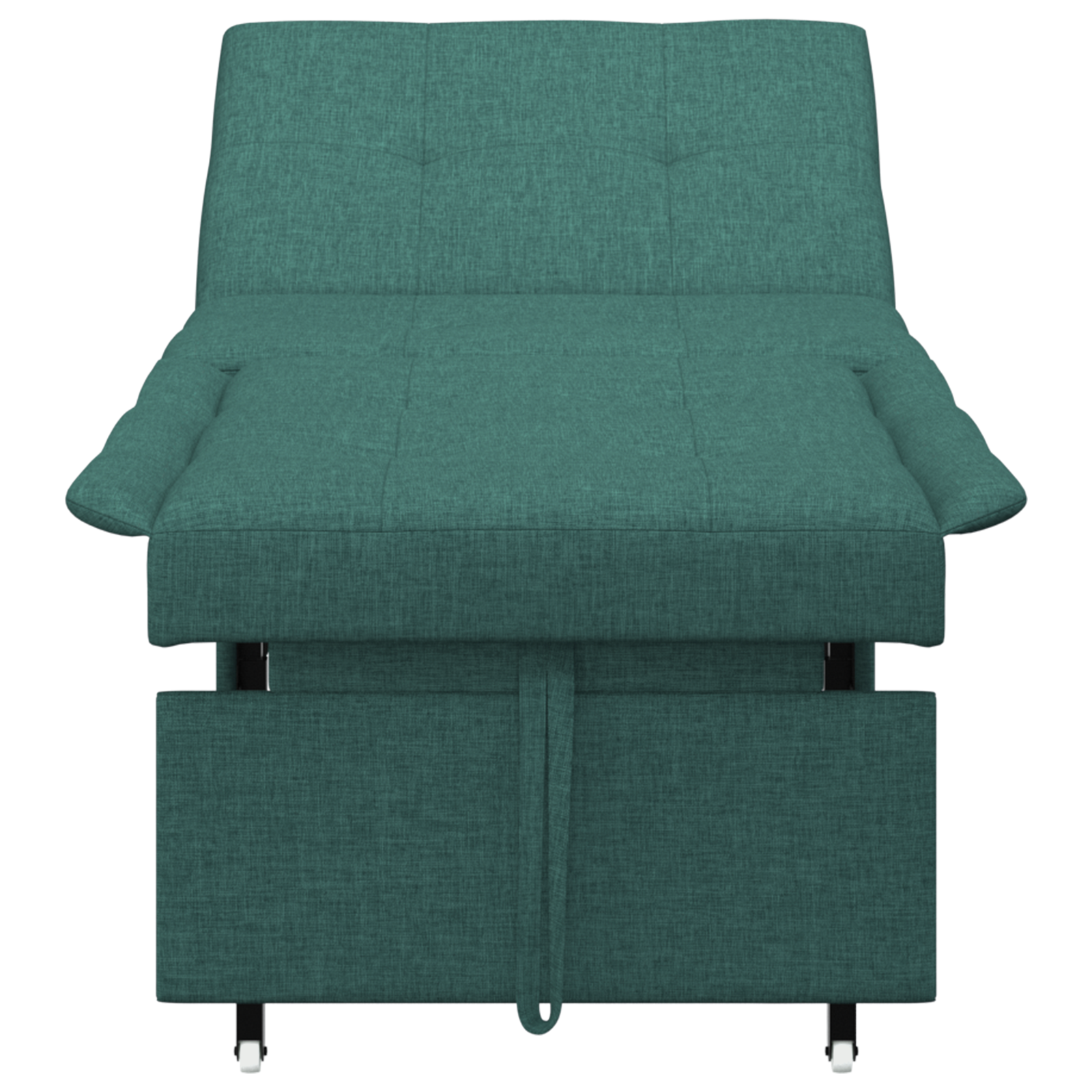 3-in-1 Sofa Bed - Uittrekbaar ontwerp in donkergroene stof