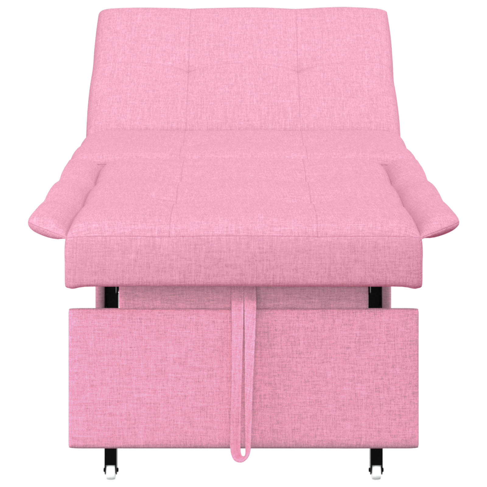 3-in-1 Sofa Bed in Roze Stof