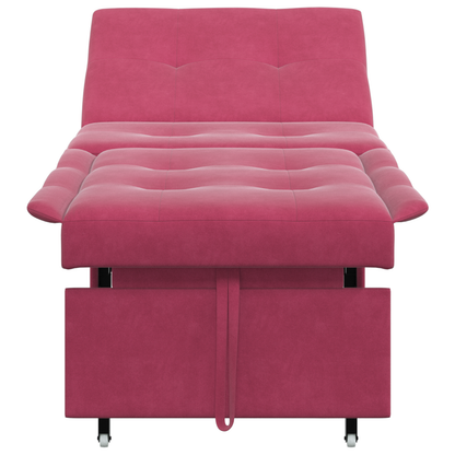 3-in-1 Ligbed Bordeauxrood Fluweel