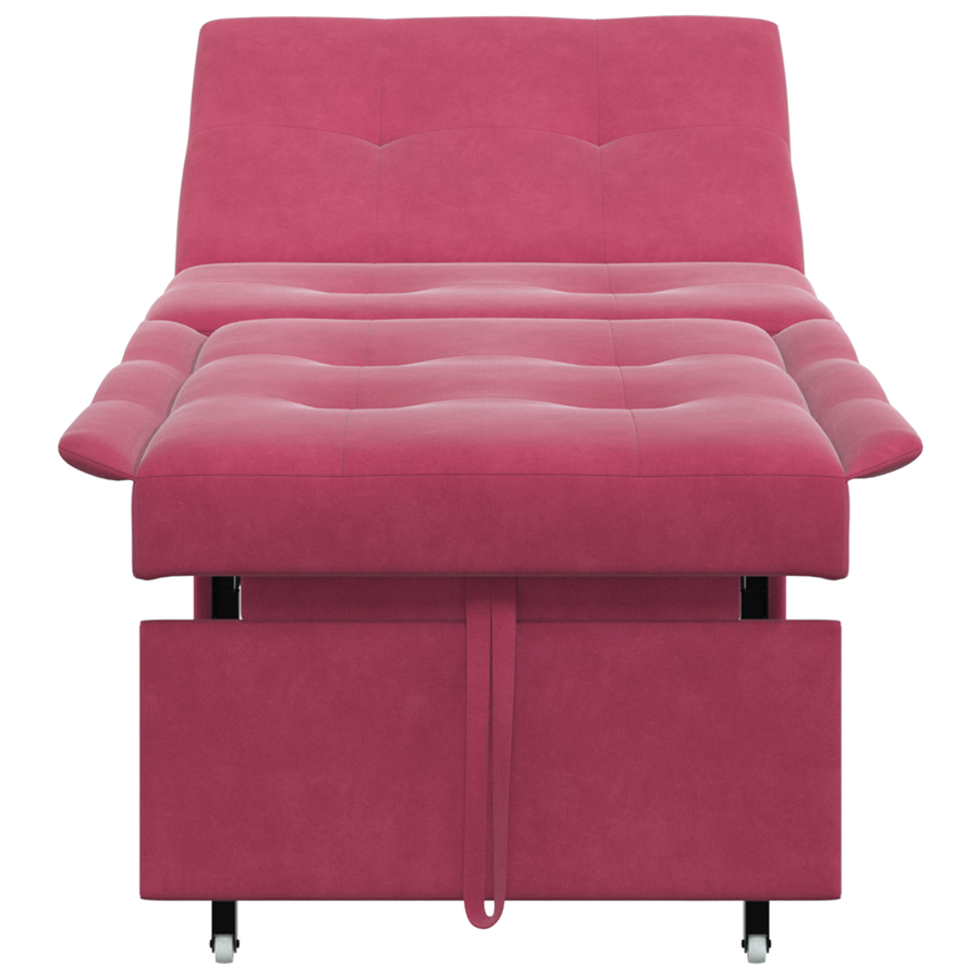 3-in-1 Ligbed Bordeauxrood Fluweel