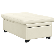 3-in-1 Uittrekbaar Sofa Bed in Crème Velours