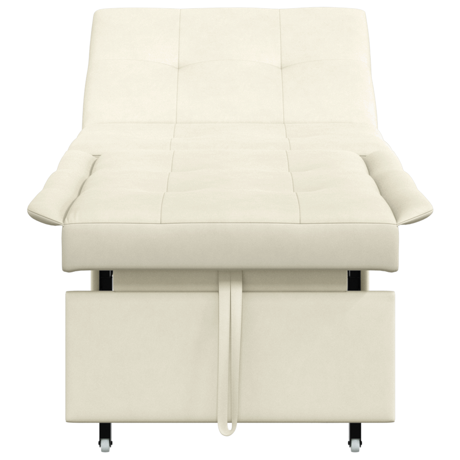 3-in-1 Uittrekbaar Sofa Bed in Crème Velours