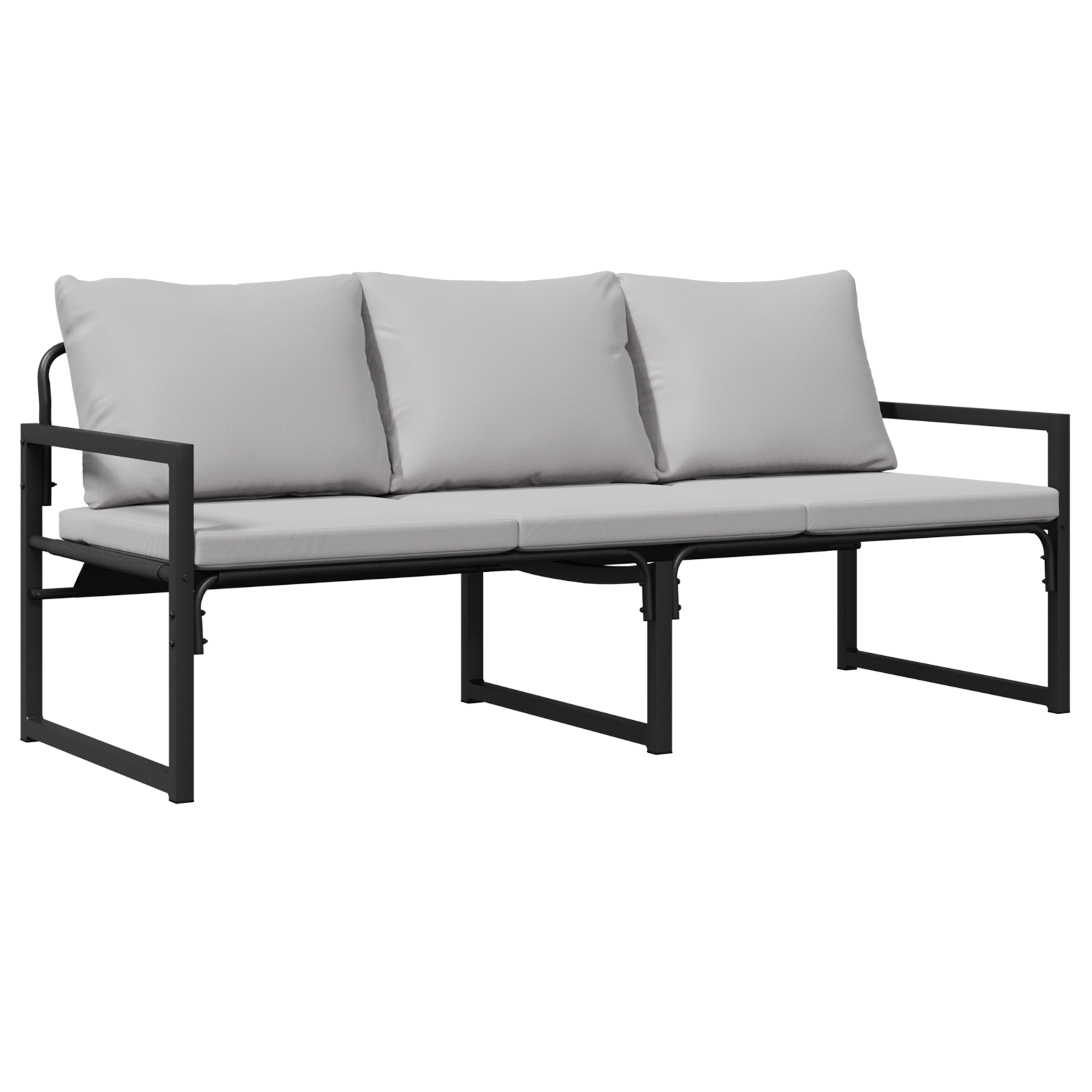 Tuinbank Zwart 61 x 72,5 x 71 cm Staal