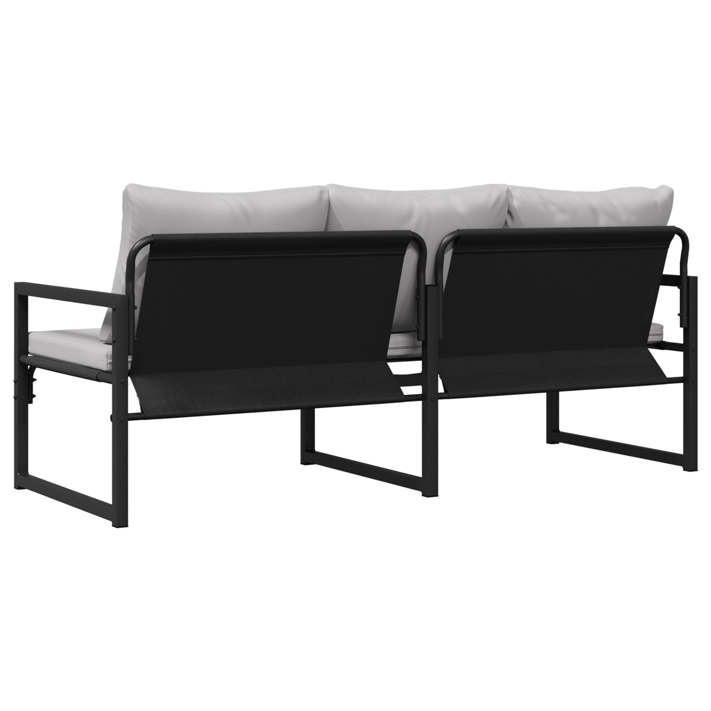 Tuinbank Zwart 61 x 72,5 x 71 cm Staal