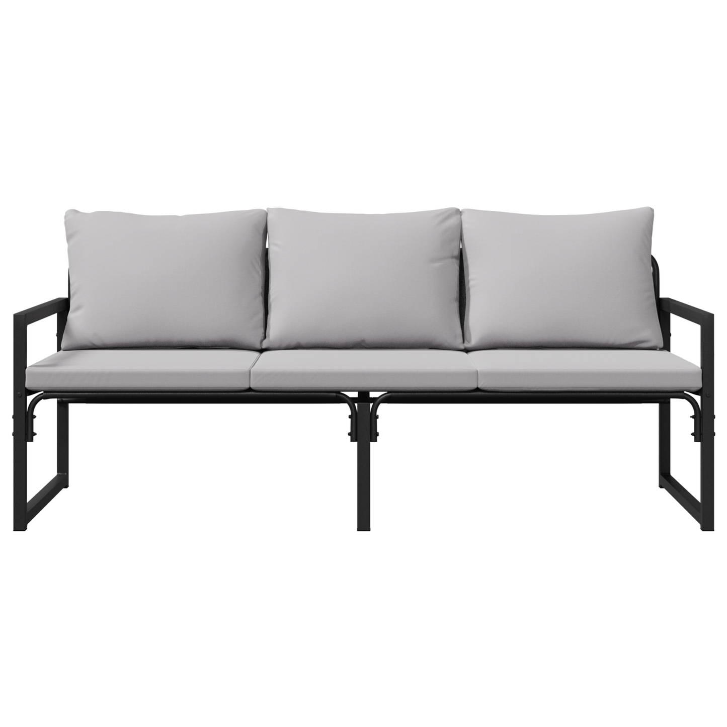 Tuinbank Zwart 61 x 72,5 x 71 cm Staal