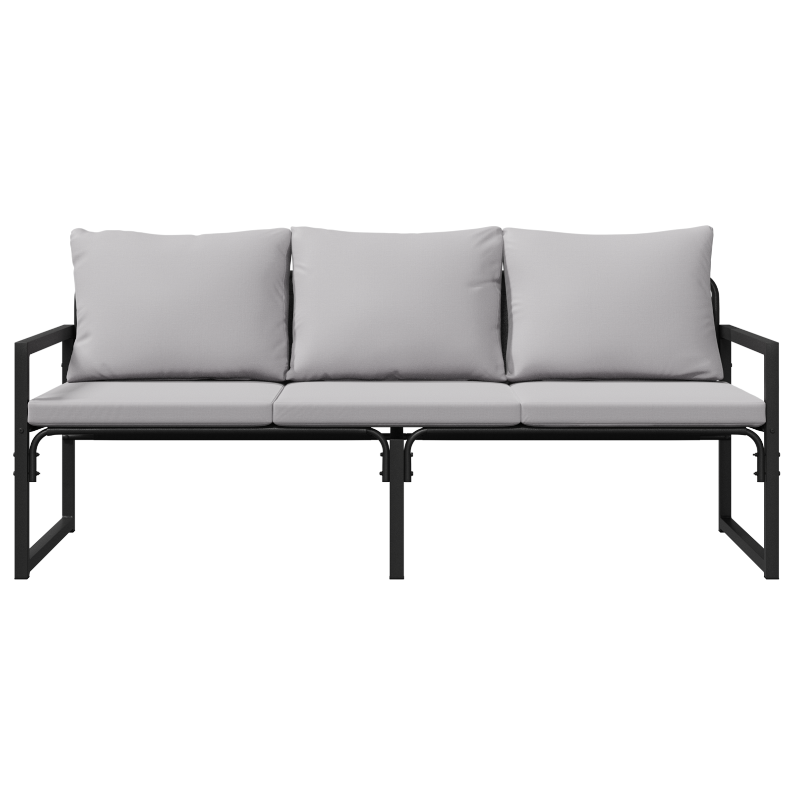 Tuinbank Zwart 61 x 72,5 x 71 cm Staal