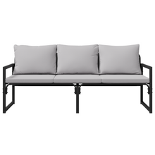 Tuinbank Zwart 61 x 72,5 x 71 cm Staal