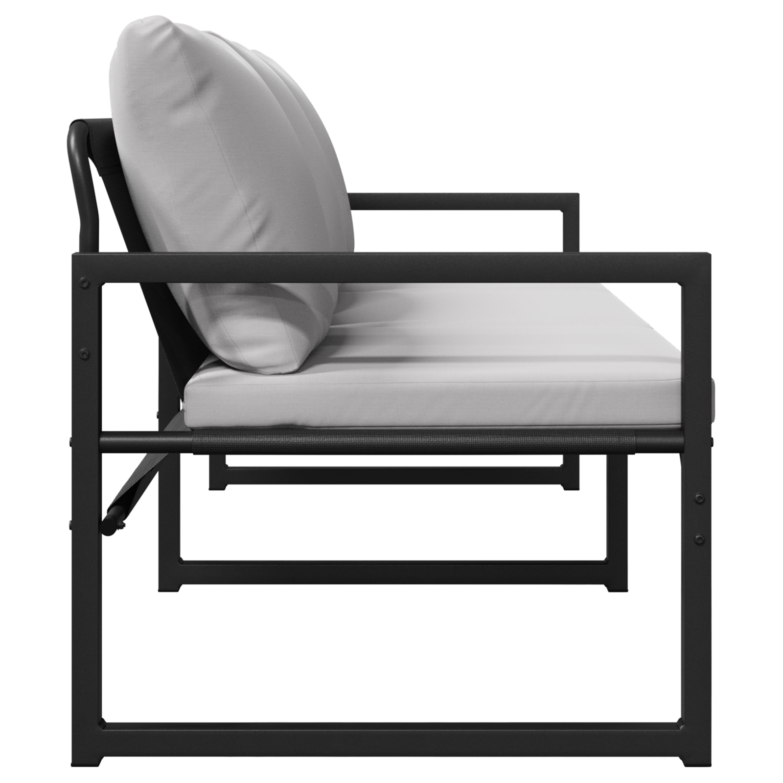 Tuinbank Zwart 61 x 72,5 x 71 cm Staal