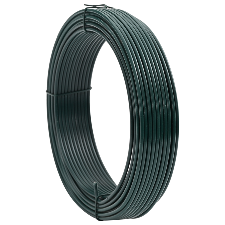 Hek binddraad Groen 25 m PVC-gecoat staal