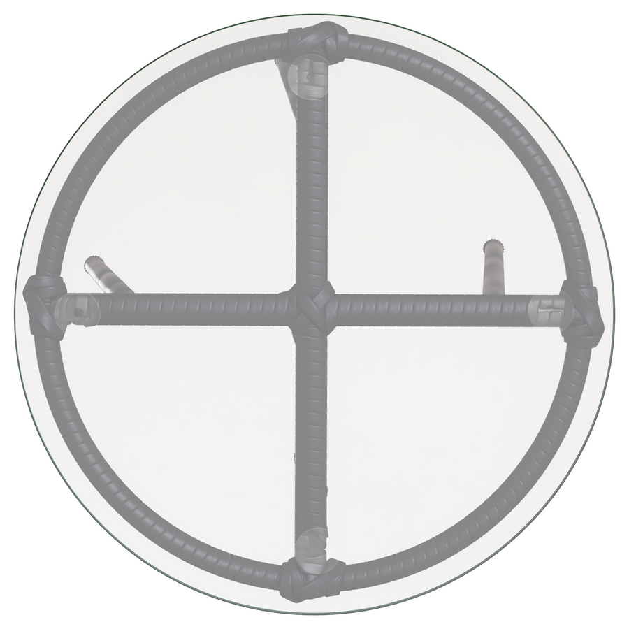 Tuin Eetset met kussen 3 pcs Zwart, Antraciet 35 x 35 x 45 cm