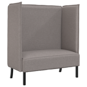 Bank 101cm taupe stof