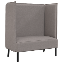 Hoge Rug Sofaset Taupe 109x56x121 cm Stof