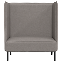 Hoge Rug Sofaset Taupe 109x56x121 cm Stof