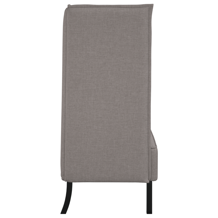 Hoge Rug Sofaset Taupe 109x56x121 cm Stof